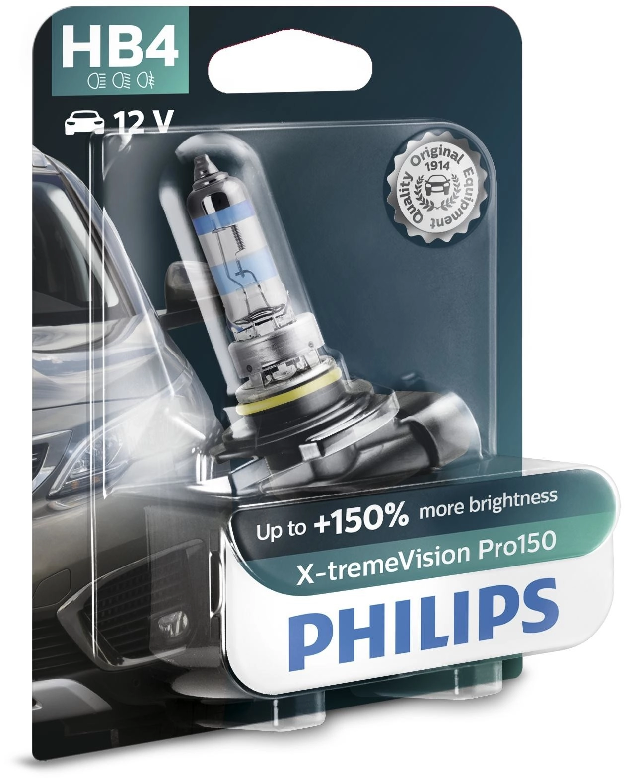 PHILIPS HB4 X-tremeVision Pro150 (1 Stk.) Glühlampe, Fernscheinwerfer,Glühlampe, Hauptscheinwerfer,Glühlampe, Nebelscheinwerfer,Glühlampe 12V für SKOD