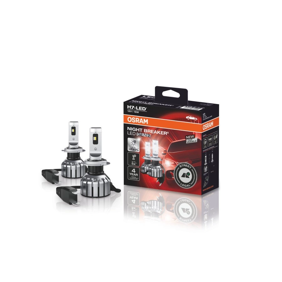 OSRAM NIGHT BREAKER LED GEN 2 H7 Glühlampe, Fernscheinwerfer,Glühlampe, Hauptscheinwerfer 12V für BMW  64210DWNBG2-2HFB