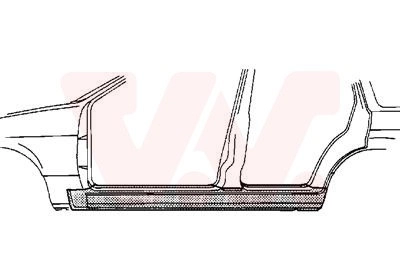 VAN WEZEL Einstiegblech links  für BMW 0640103