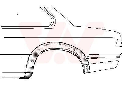 VAN WEZEL Seitenwand hinten rechts  für BMW 0606146