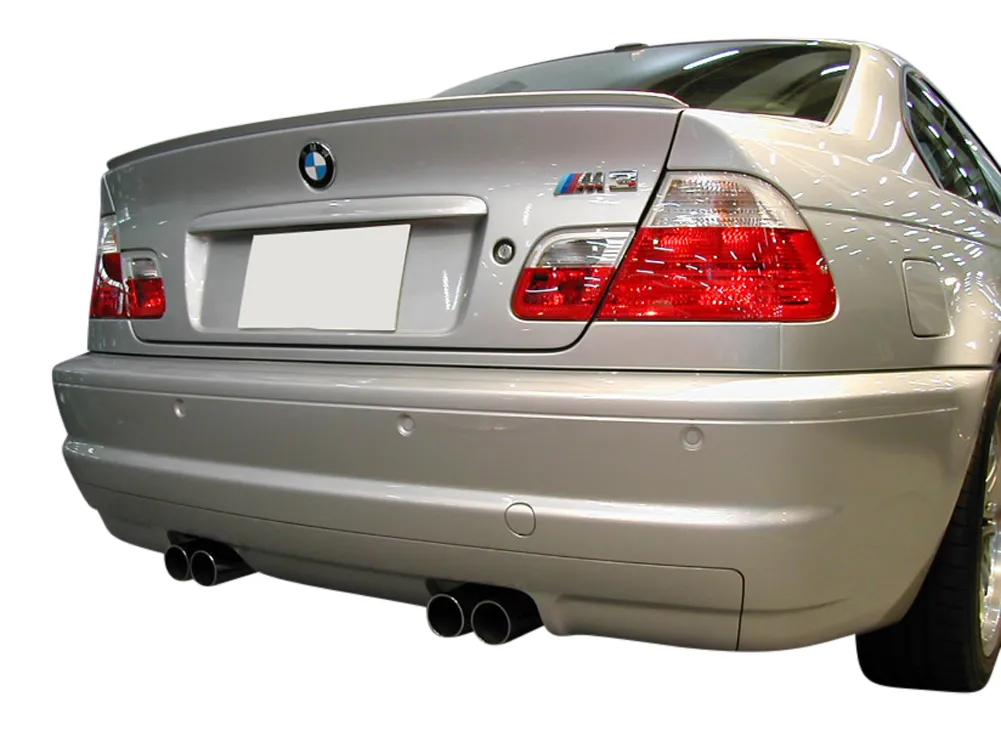 Kofferraumspoiler Heckspoiler Spoiler Lippe SELBSTKLEBEND für BMW E46 Coupe